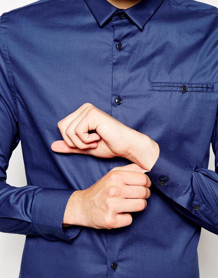 Cotton Stretch Formal Shirt Skinny Fit Thumbnail