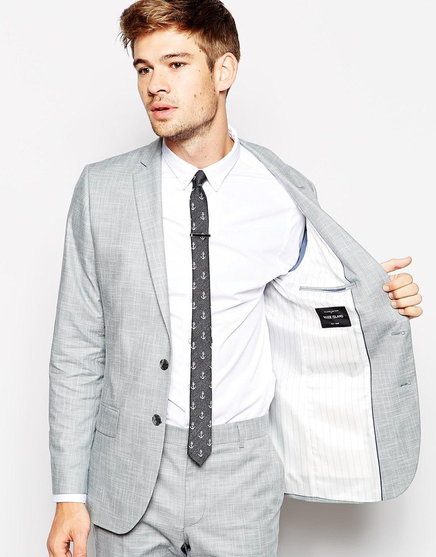 Light Grey Suit Jacket Thumbnail